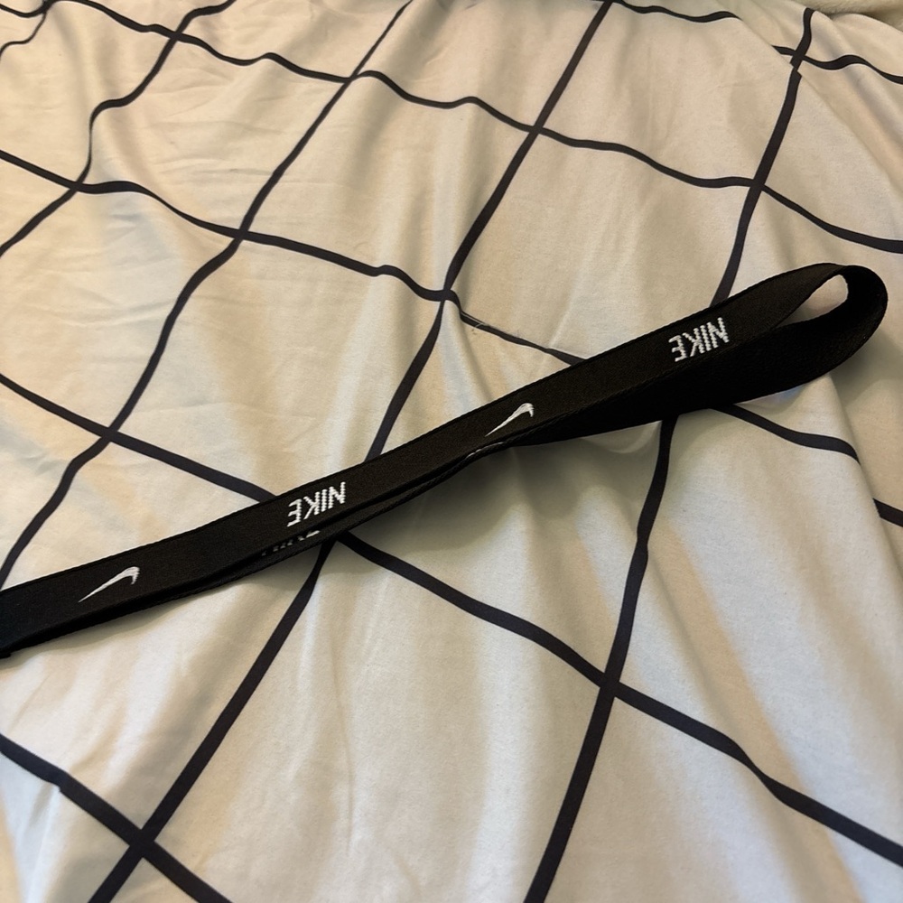 Nike Black and White Lanyard